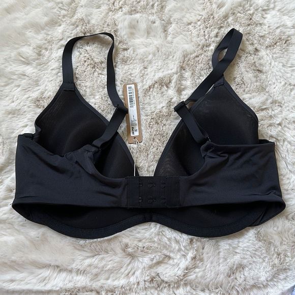 SKIMS Weightless Scoop Bra Onyx Size 36D - Picture 6 of 8